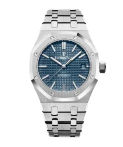 Replica Royal Oak 37 mm, Blue Ref. 15450ST.OO.1256ST.03