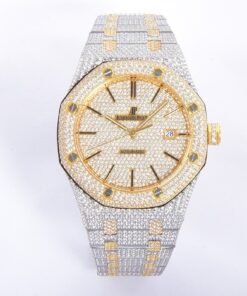 Audemars Piguet iced out 15400SR.OO.1220SR.01