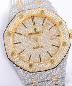 Audemars Piguet iced out 15400SR.OO.1220SR.01