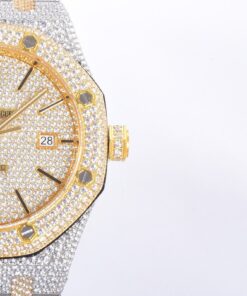 Audemars Piguet iced out 15400SR.OO.1220SR.01