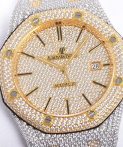 Audemars Piguet iced out 15400SR.OO.1220SR.01