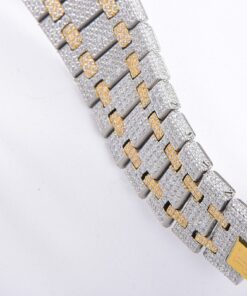 Audemars Piguet iced out bracelet 15400SR.OO.1220SR.01