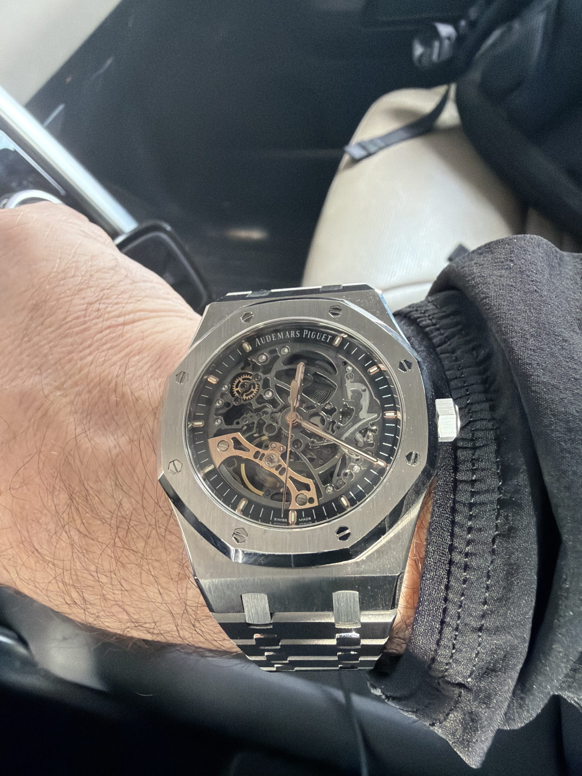 Audemars Piguet Royal Oak Skeleton 41 mm, Skeleton Ref. 15407ST.OO.1220ST.01 photo review