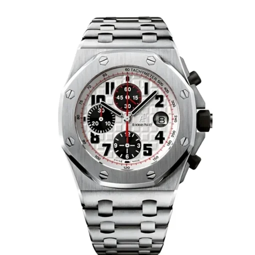 Audemars Piguet Royal Oak Offshore</br> <span style="color: #808080; font-size: 90%;">42 mm, White aka Panda</span></br> <span style="color: #808080; font-size: 90%;">Ref. 26170ST.OO.1000ST.01</span>